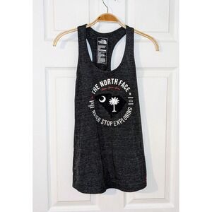The North Face Tank Top South Carolina Sleeveless‎ Athletic Gray Womens Small